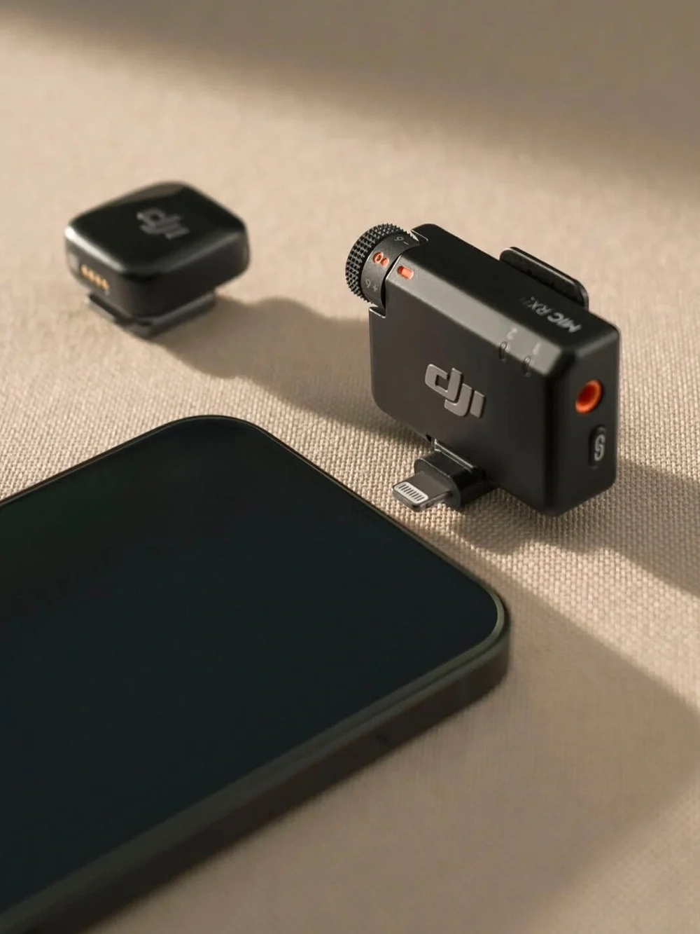 new DJI Mic Mini Mobile Phone Adapter (Lightning)